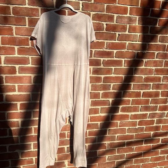 Intametly Free people Pillow Talk Henley Romper women's large NWOT - Picture 5 of 5